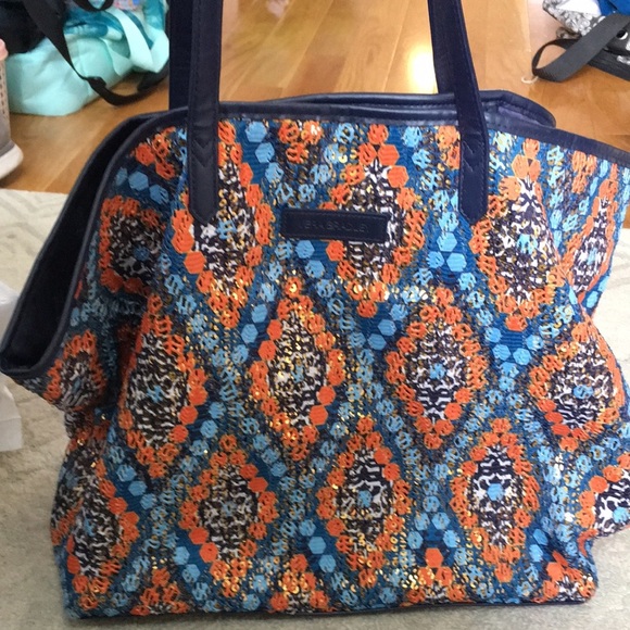 Vera Bradley Handbags - Vera Bradley Marrakesh Beads Summer Sparkle Large Tote Bag